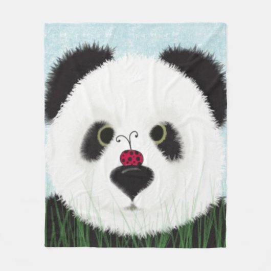 Couverture Polaire Adorable Ours De Panda (Devant)
