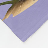 Couverture Polaire Adorable Tabby Kitten Aux Yeux Bleus (Coin)