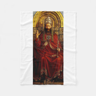 Couverture Polaire Adoration de l'agneau mystique par Jan van Eyck