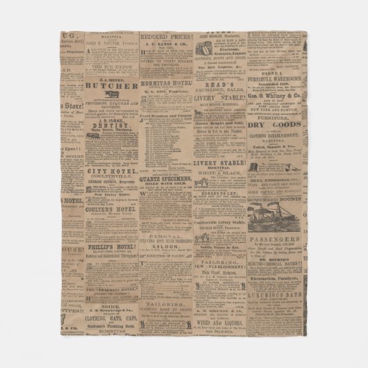 Couverture Polaire Ads of the Past, NY 1856 (Devant)