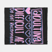 Couverture Polaire Adulte Adulte Difficile AF Ne Recommanderait Pas (Devant (Horizontal))