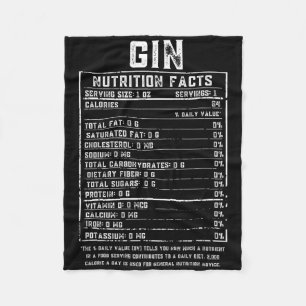 Couverture Polaire Adultes Funny Nutrition Facts Matching Group Merch