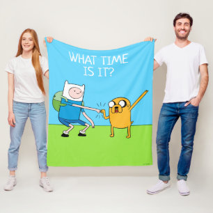 Couverture Polaire Adventure Finn & Jake Fist Bump