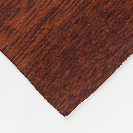 Couverture Polaire Aéronef classique Chrome comme Cessna sur l'acajou (Coin)