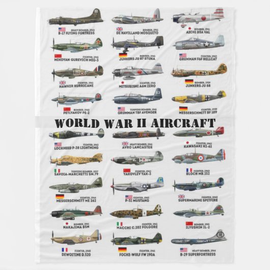 COUVERTURE POLAIRE AÉRONEF DE LA DEUXIÈME GUERRE MONDIALE (Devant)