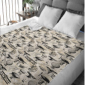 Couverture Polaire Aéronef vintage ID913