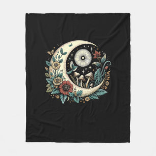 Couverture Polaire Aesthetic Goblincore Cottagecore Champignon Minima