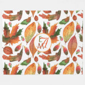 Couverture Polaire Affaire Orange Green Decor (Devant (Horizontal))