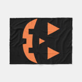 Couverture Polaire Affaire Scary Jack O'Lantern (Devant (Horizontal))