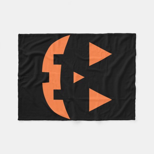 Couverture Polaire Affaire Scary Jack O'Lantern (Devant (Horizontal))
