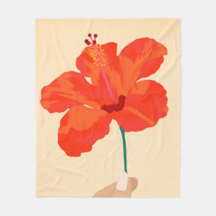 Couverture Polaire Affection Hibiscus