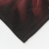 Couverture Polaire Affenpinscher avec Noël Festif du Père Noël (Coin)