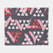 Couverture Polaire Affichage Motif Artistique à main (Devant (Horizontal))