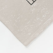 Couverture Polaire affiche contemporaine Abstraite du milieu du siècl (Coin)