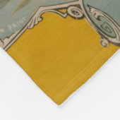 Couverture Polaire Affiche De Cirque D'Un Ballon Aérien (Coin)