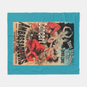 Couverture Polaire Affiche de concert sur l'avenue De Champs-Elysees (Devant (Horizontal))