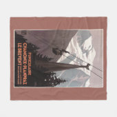 Couverture Polaire Affiche de funiculaire de Funiculaire Le Brevent (Devant (Horizontal))