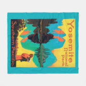 Couverture Polaire Affiche de touristes - parc national de Yosemite, (Devant (Horizontal))