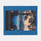 Couverture Polaire Affiche de voyage de la Riviera d'Italien (Devant (Horizontal))