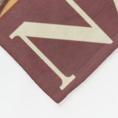 Couverture Polaire Affiche De Voyage Du Vésuve Et De La Baie De Naple (Coin)