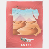 Couverture Polaire Affiche de voyage en Egypte (Devant)