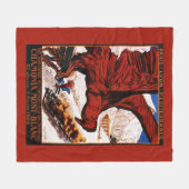 Couverture Polaire Affiche des Jeux olympiques d'hiver de 1924 (Devant (Horizontal))