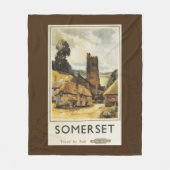 Couverture Polaire Affiche ferroviaire britannique de scène (Devant)