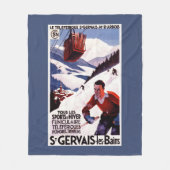 Couverture Polaire Affiche ferroviaire de promo de funiculaire de (Devant)