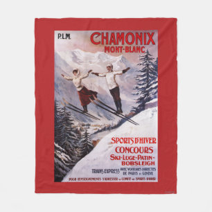 Couverture Polaire Affiche promotionnelle de ski