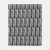 Couverture Polaire Afficher et apprendre le texte blanc (Devant)