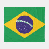 Couverture Polaire Afficher vos couleurs - Brésil (Devant (Horizontal))