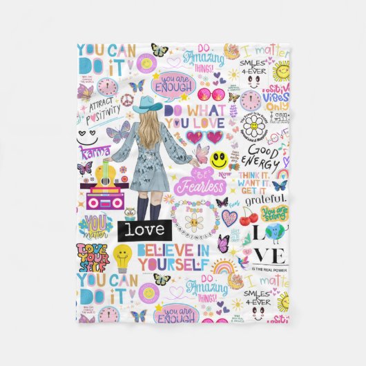 COUVERTURE POLAIRE AFFIRMATIONS BLANKET (Devant)