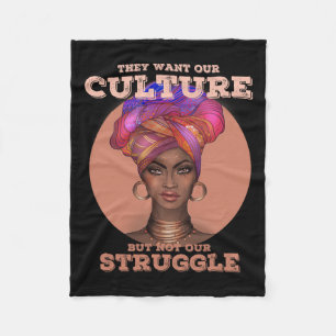 Couverture Polaire Africain Américain T Pour Femmes Histoire Noire Cu