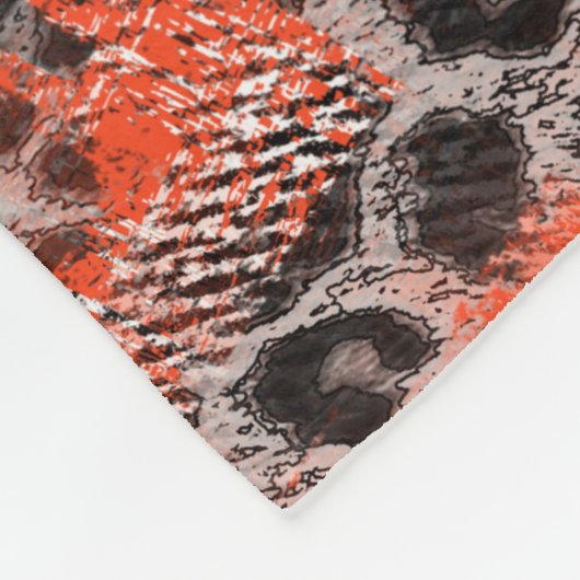 Couverture Polaire Africain, tribal. (Coin)