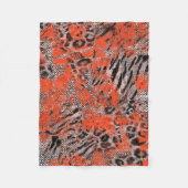 Couverture Polaire Africain, tribal. (Devant)