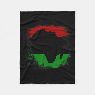 Couverture Polaire Afrique Drapeau Afrique Carte du continent panafri