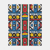 Couverture Polaire Afrique du Sud Motif Ndebele (Devant)