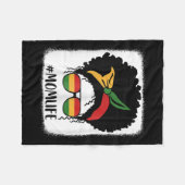 Couverture Polaire Afro-Américain Maman Vie Mère Noire Mères D (Devant (Horizontal))