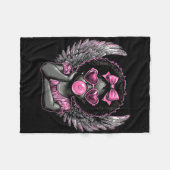 Couverture Polaire Afro Cupid With Sungles Blowing Bubble Gum Valenti (Devant (Horizontal))