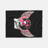 Couverture Polaire Afro Cupid With Sungles Blowing Bubble Gum Valenti (Devant (Horizontal))