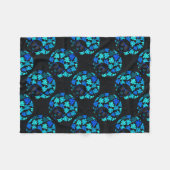 Couverture Polaire Afro Diva Bleu (Devant (Horizontal))