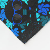 Couverture Polaire Afro Diva Bleu (Coin)