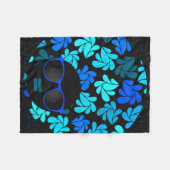 Couverture Polaire Afro Diva Bleu (Devant (Horizontal))
