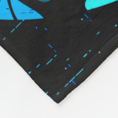 Couverture Polaire Afro Diva Bleu (Coin)