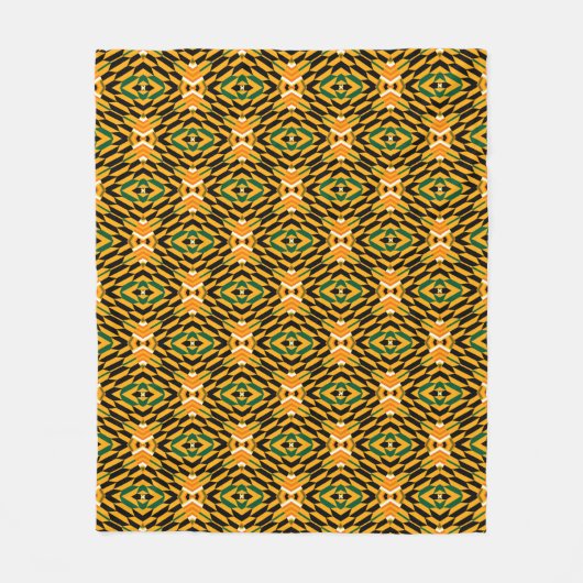 Couverture Polaire Afro Pop Kente Fleece Blanket (Devant)