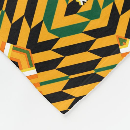 Couverture Polaire Afro Pop Kente Fleece Blanket (Coin)