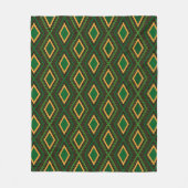 Couverture Polaire Afro Pop Kente Green (Devant)