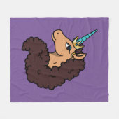 Couverture Polaire Afro Unicorn | Divin (Devant (Horizontal))
