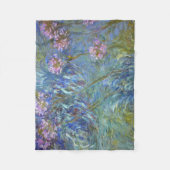 Couverture Polaire Agapanthus, Monet (Devant)