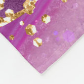 Couverture Polaire Agate des séquences de Parties scintillant violet  (Coin)